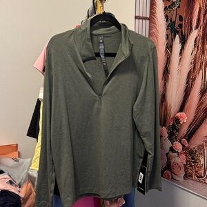 Lululemon soft jersey half zip